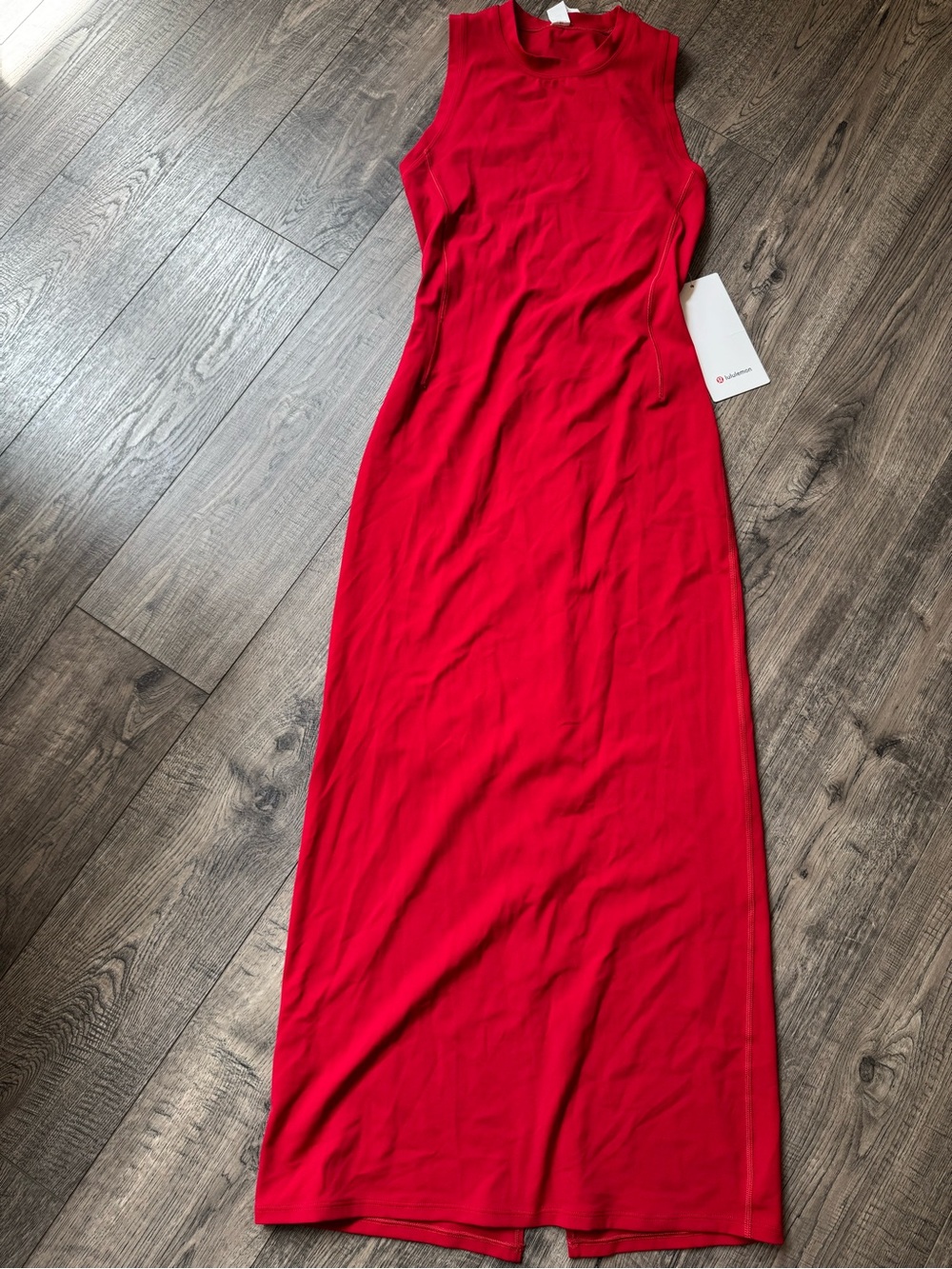 lululemon athletica Red Sleeveless Maxi Dress